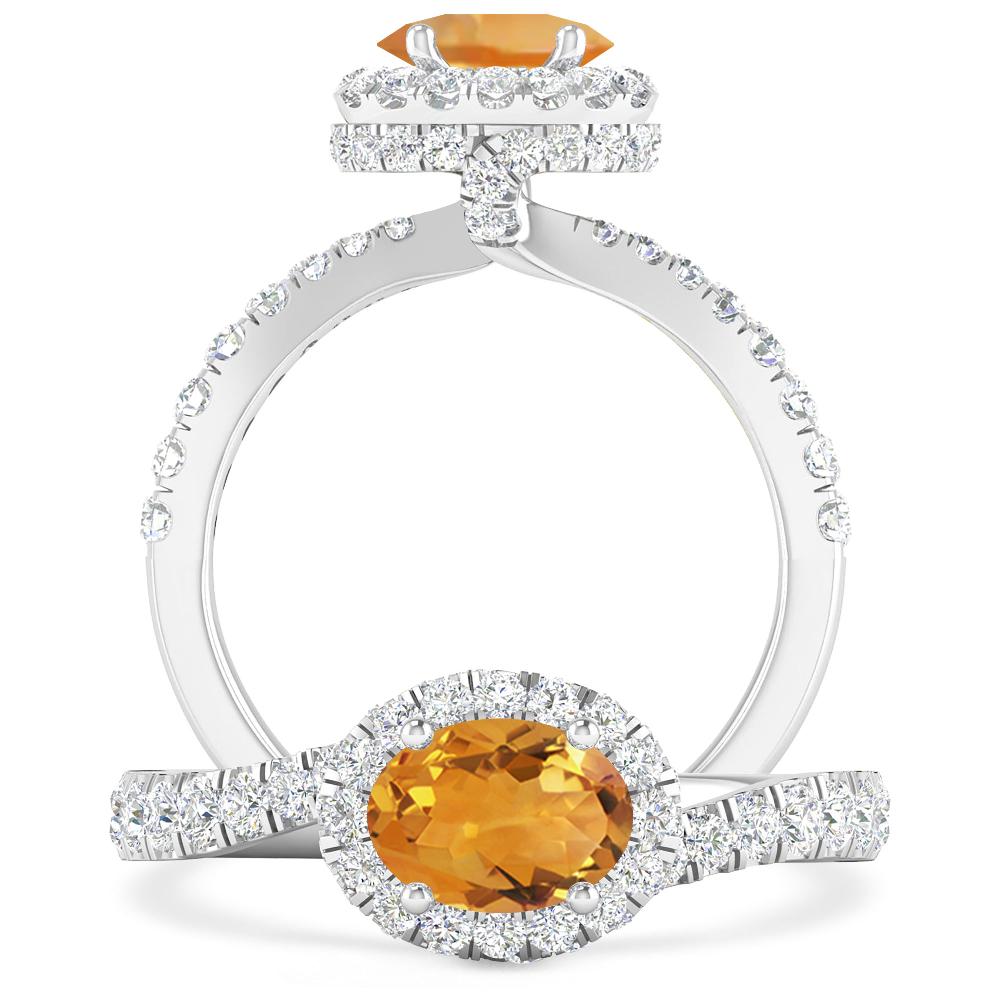 White Gold - Citrine