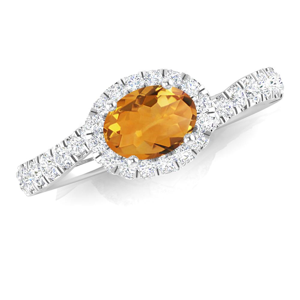 White Gold - Citrine