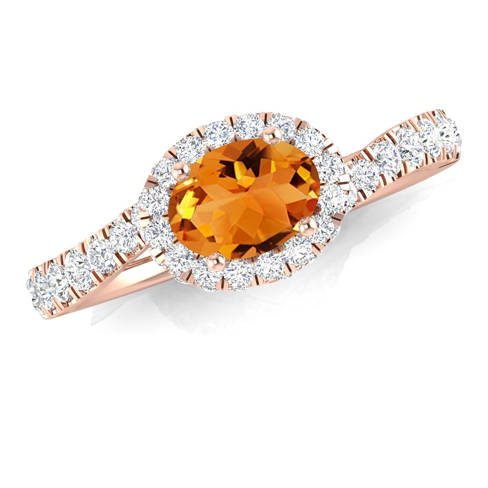 Rose Gold - Citrine