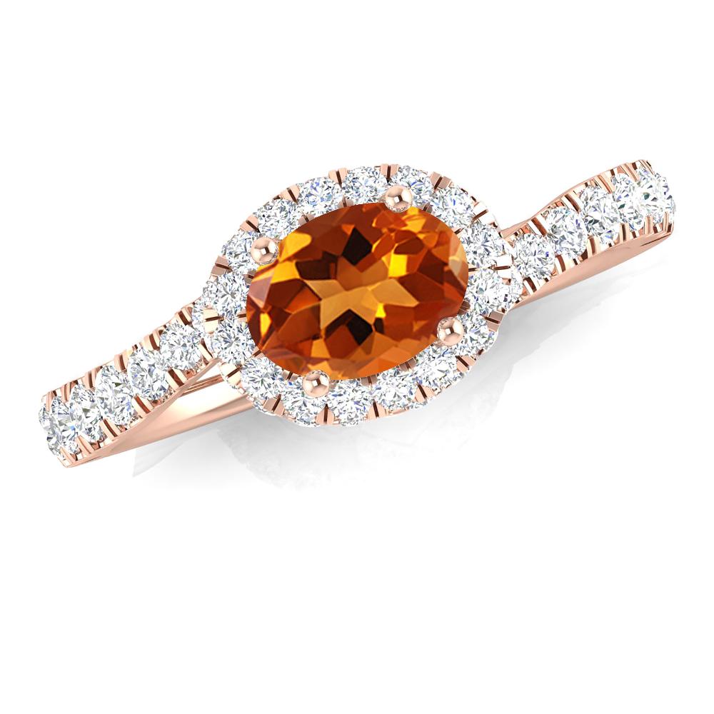 Rose Gold - Citrine