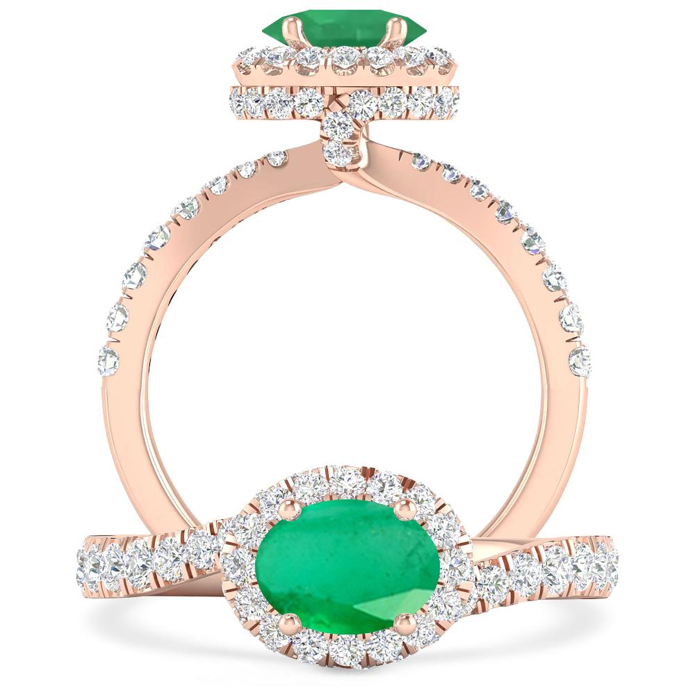 Rose Gold - Emerald