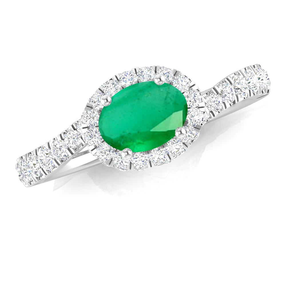 White Gold - Emerald