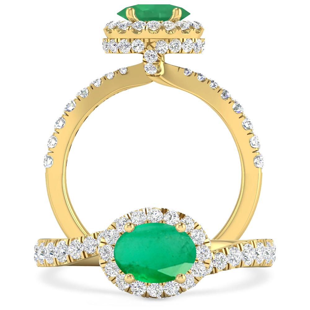 Yellow Gold - Emerald