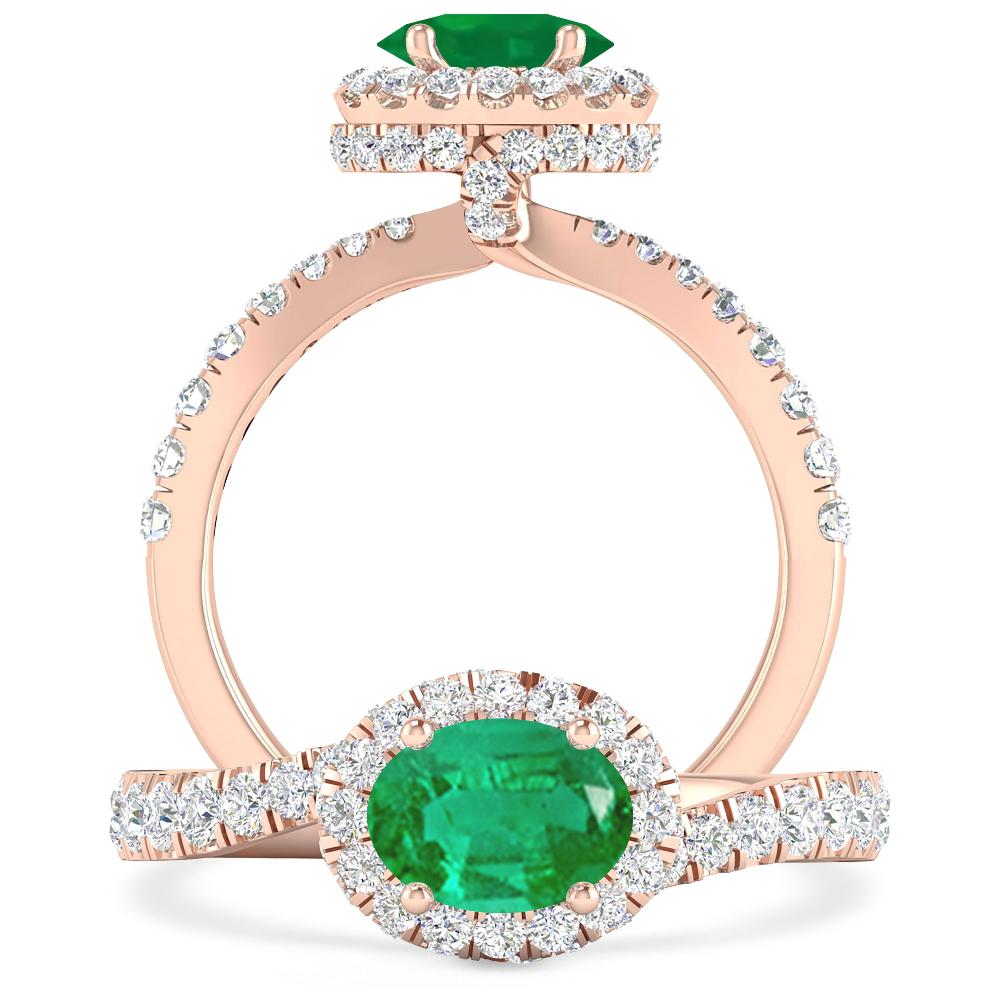 Rose Gold - Emerald