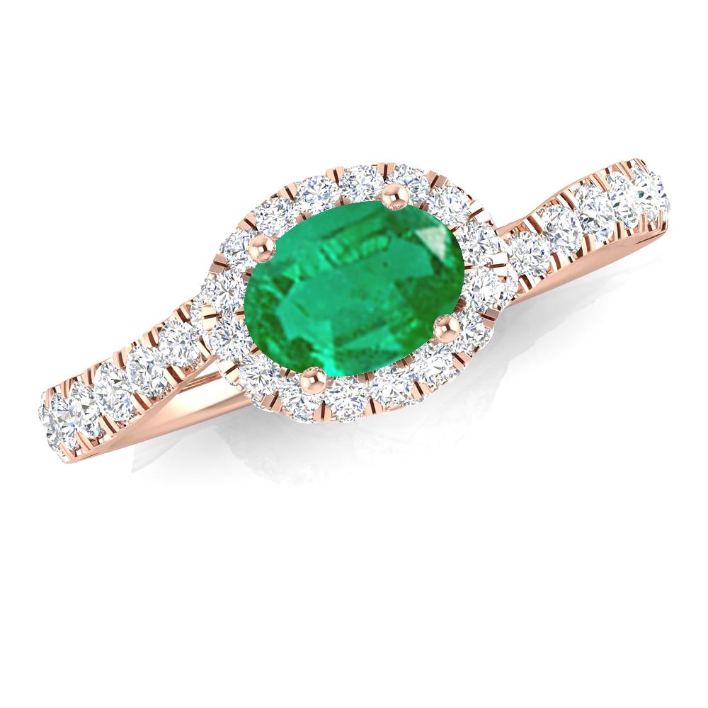 Rose Gold - Emerald