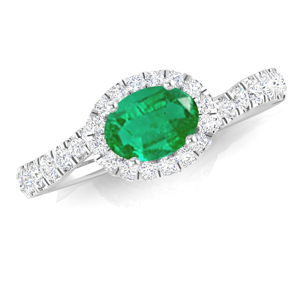 White Gold - Emerald