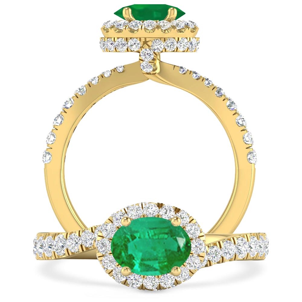 Yellow Gold - Emerald