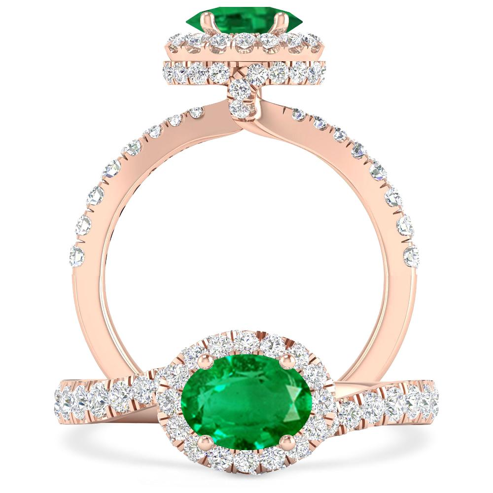 Rose Gold - Emerald