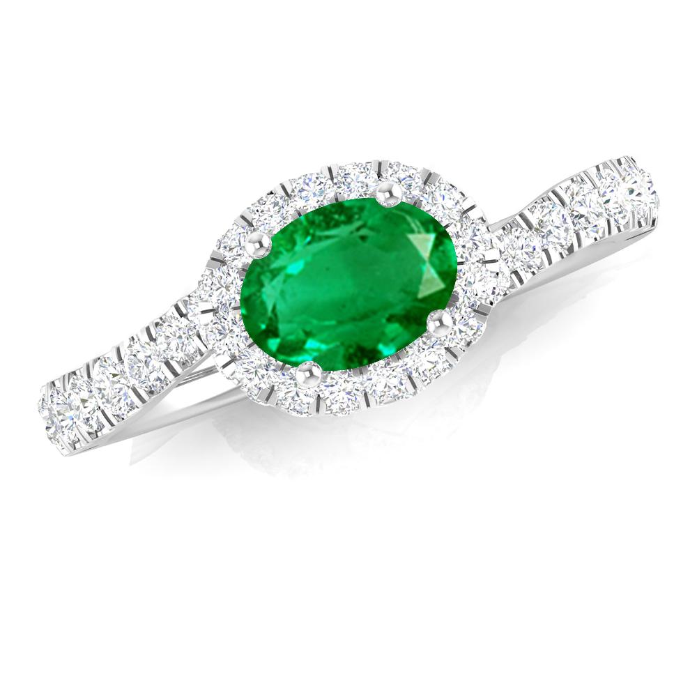 White Gold - Emerald