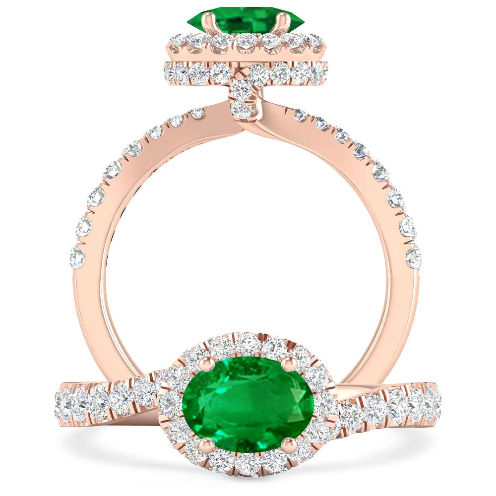 Rose Gold - Emerald