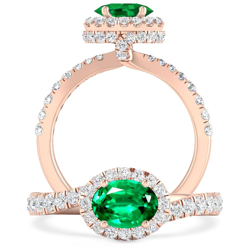 Rose Gold - Emerald