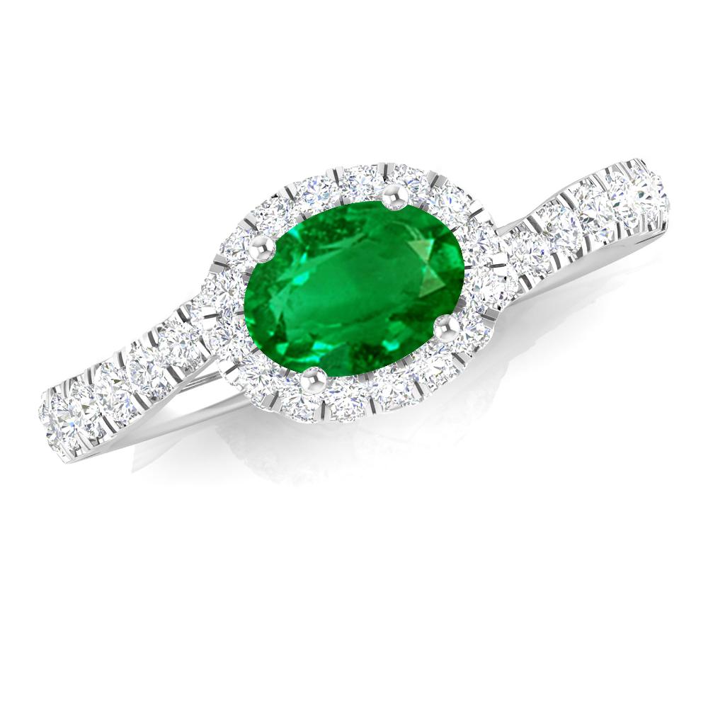 White Gold - Emerald