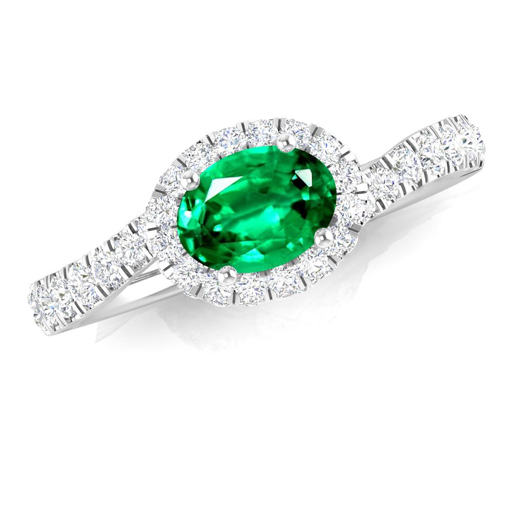 White Gold - Emerald