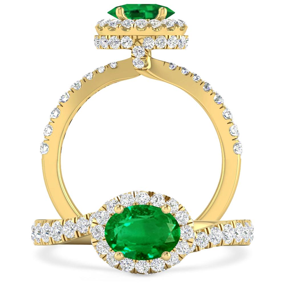 Yellow Gold - Emerald