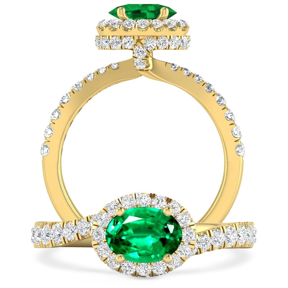 Yellow Gold - Emerald