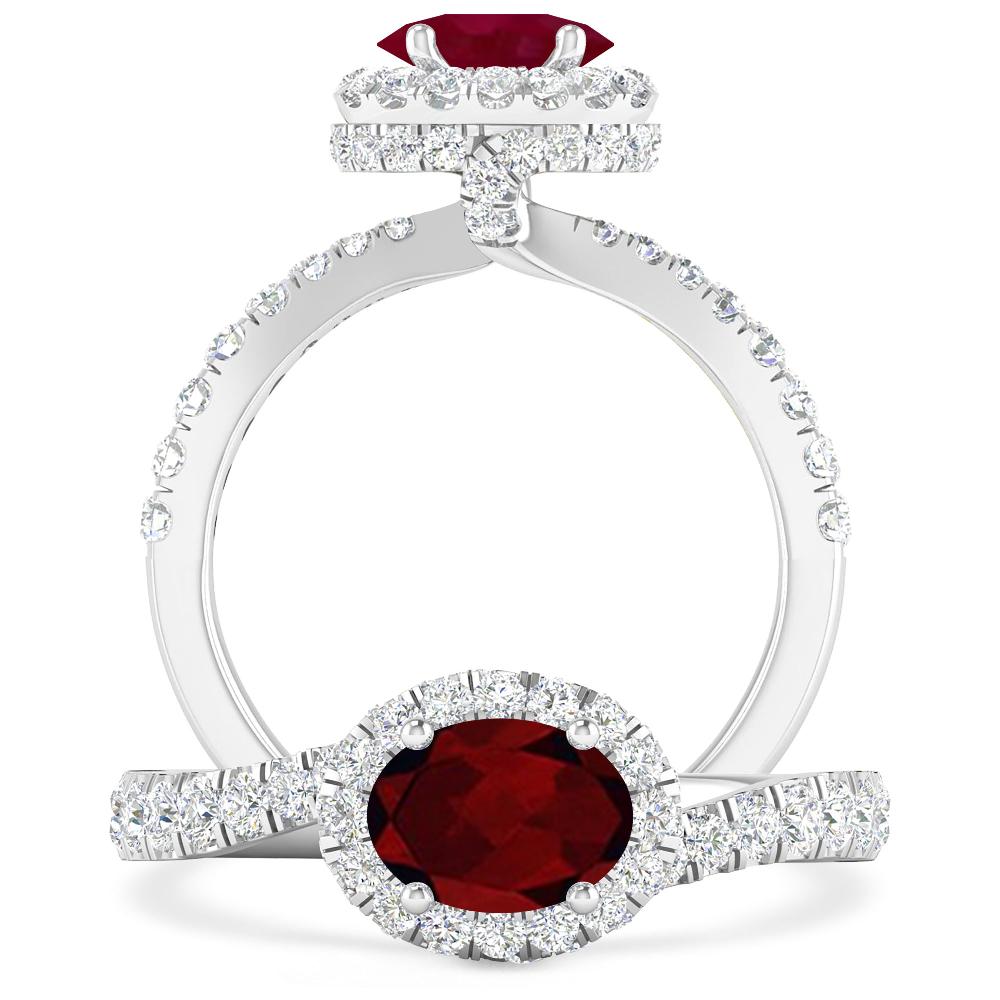 White Gold - Garnet