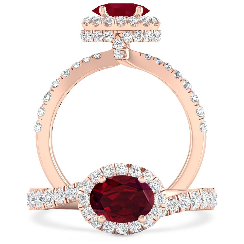 Rose Gold - Garnet