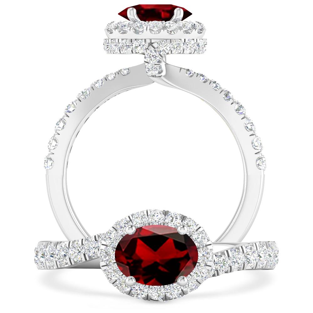 White Gold - Garnet