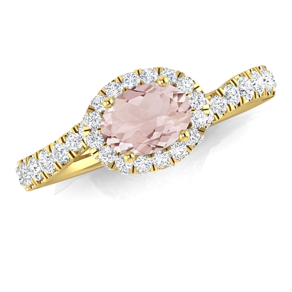 Yellow Gold - Morganite