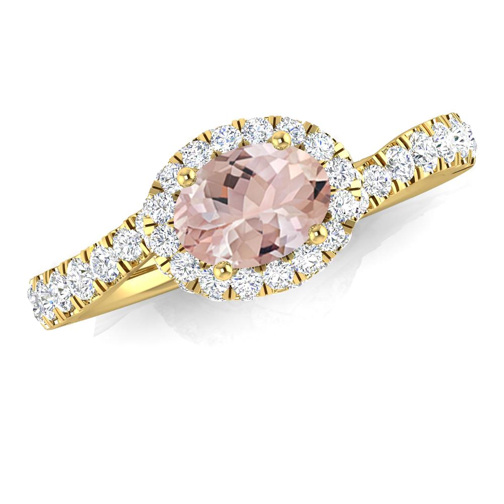 Yellow Gold - Morganite