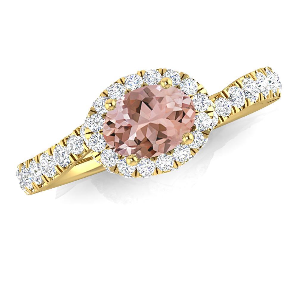 Yellow Gold - Morganite