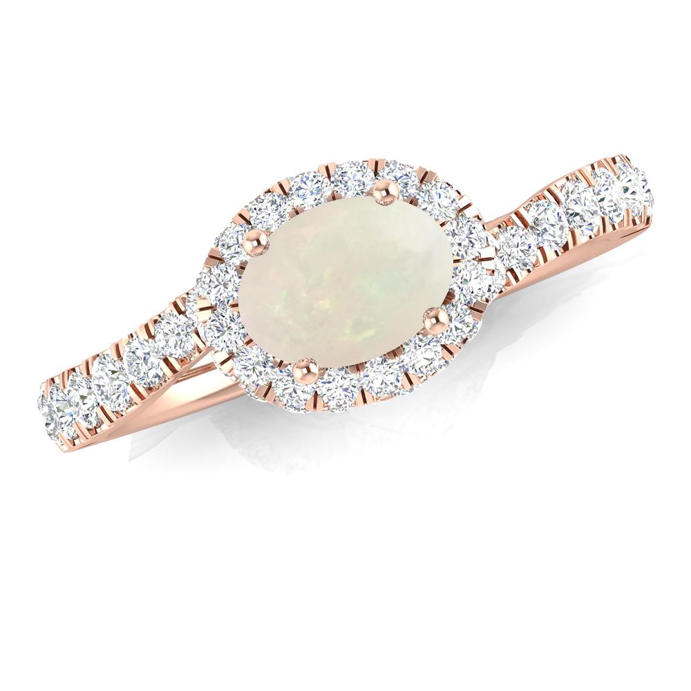 Rose Gold - Opal