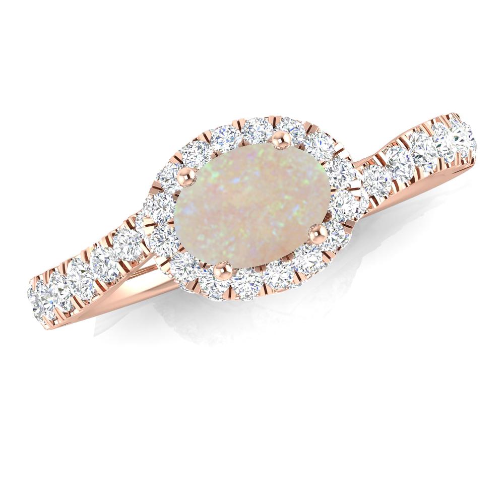 Rose Gold - Opal