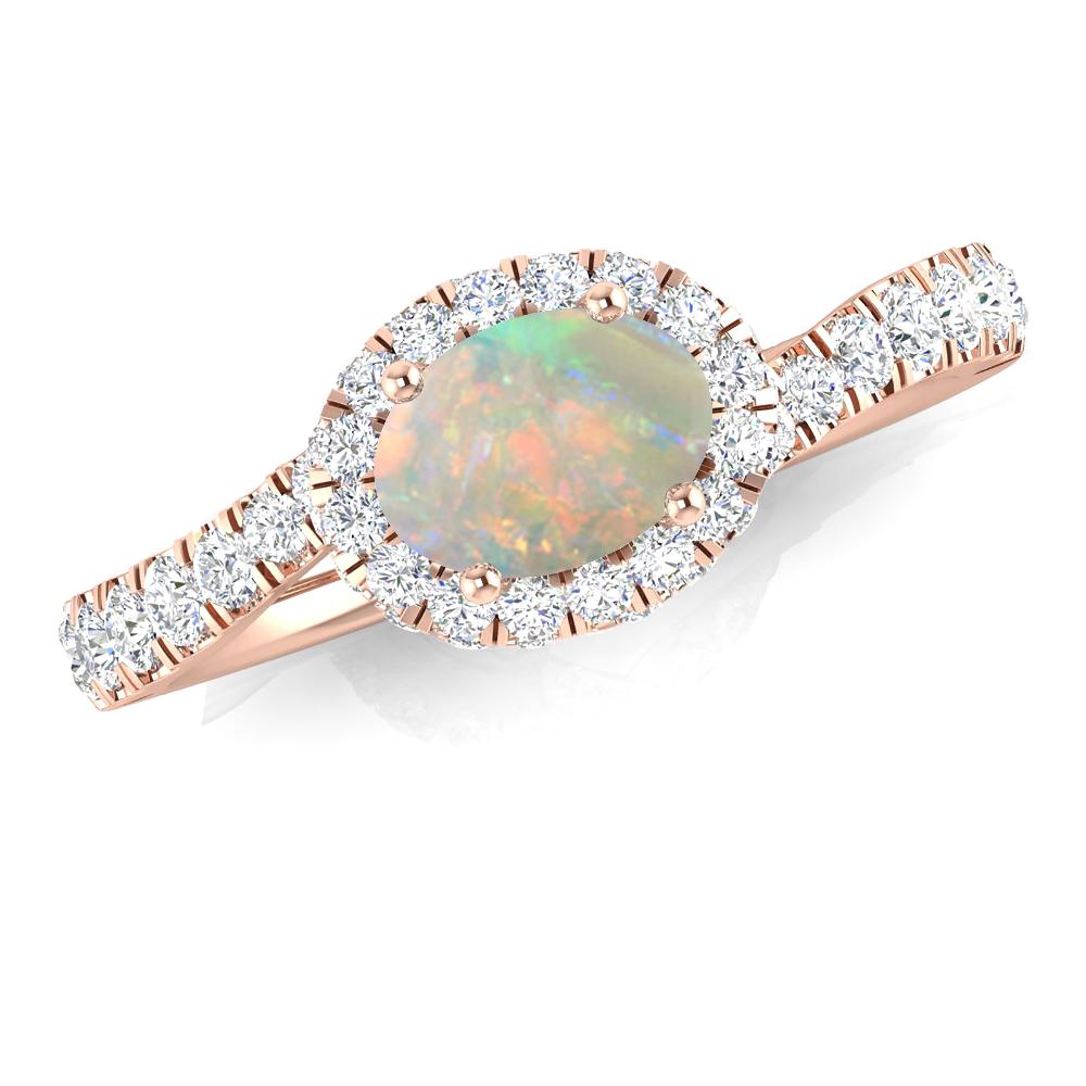 Rose Gold - Opal