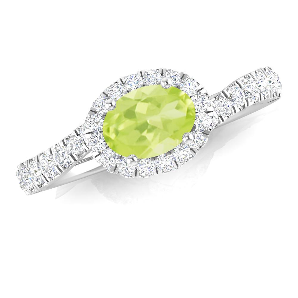 White Gold - Peridot