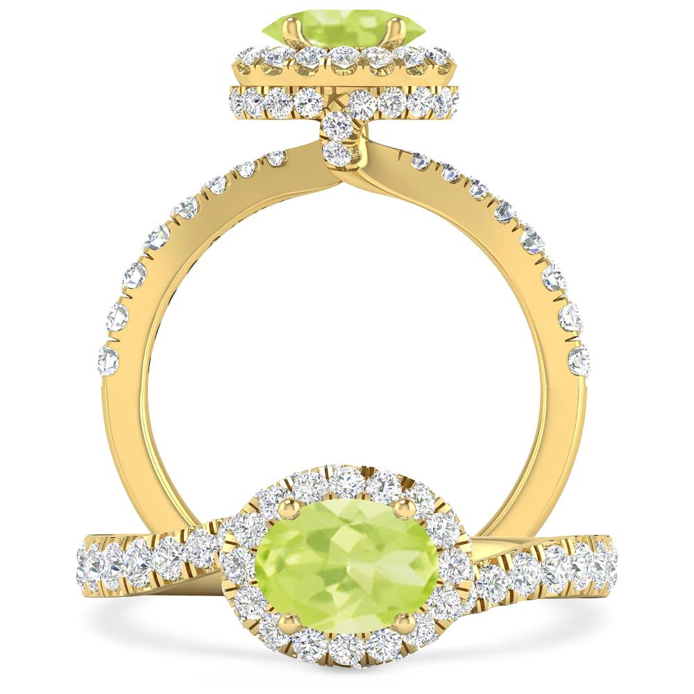 Yellow Gold - Peridot