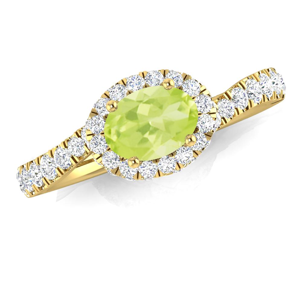 Yellow Gold - Peridot