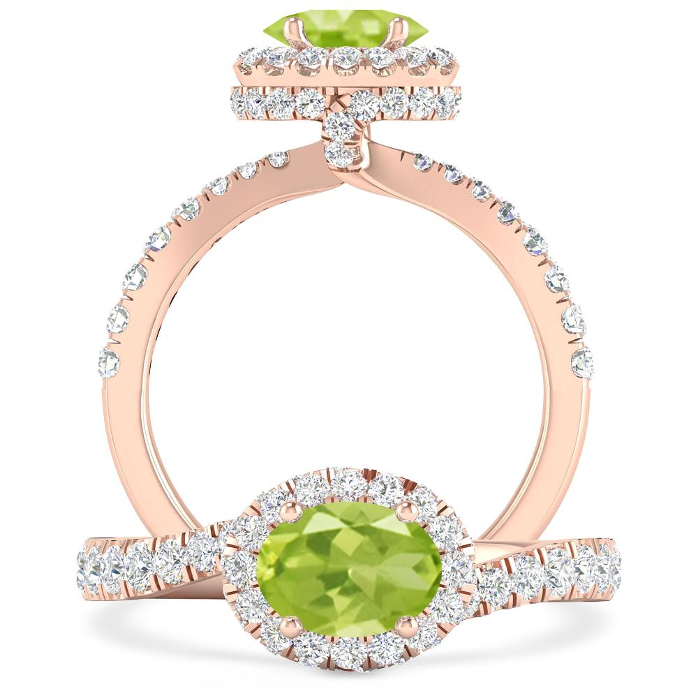 Rose Gold - Peridot