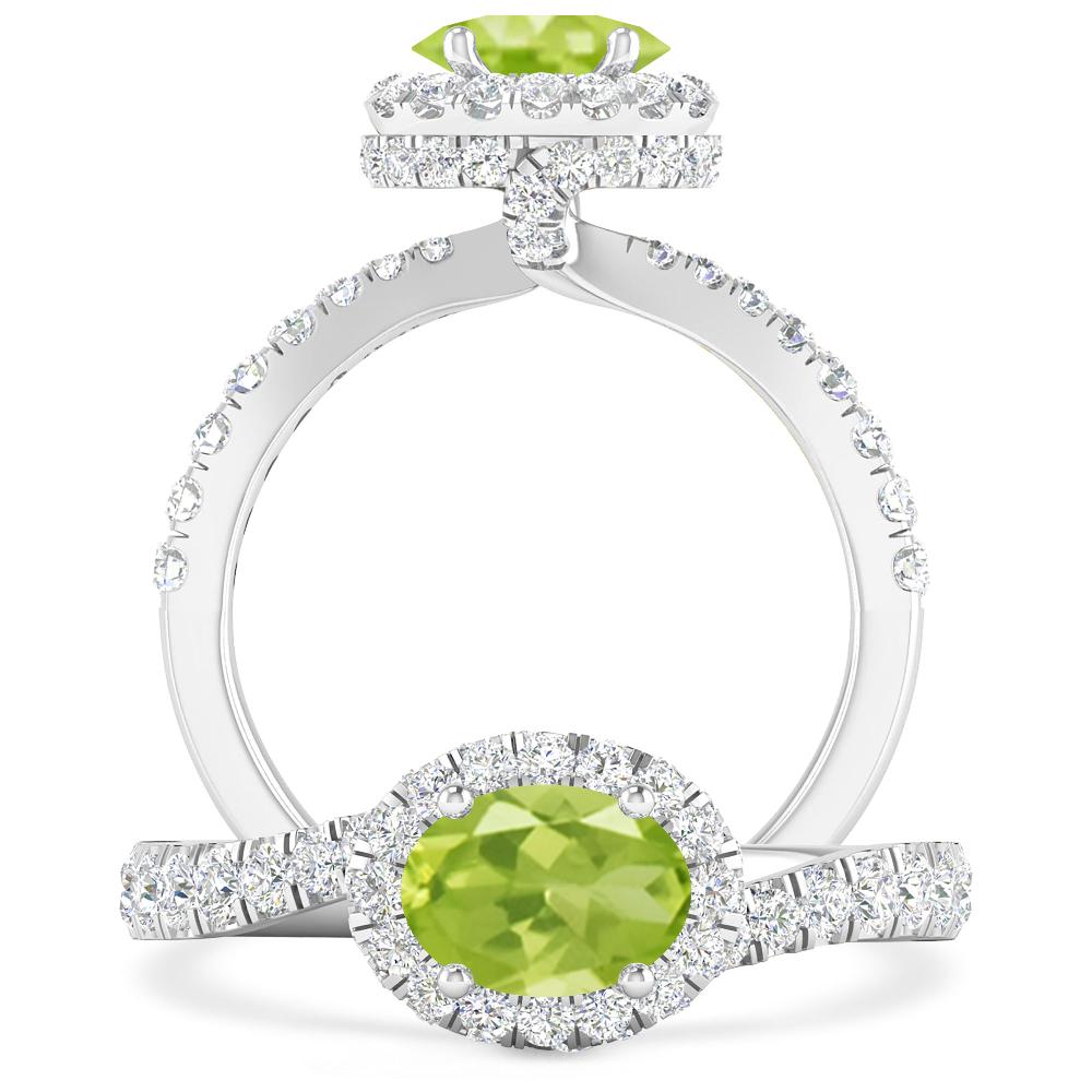 White Gold - Peridot