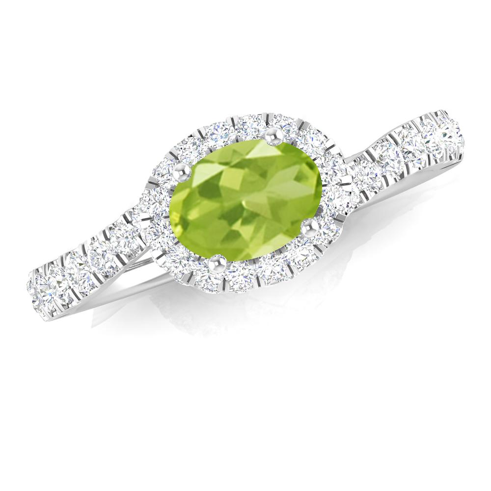 White Gold - Peridot