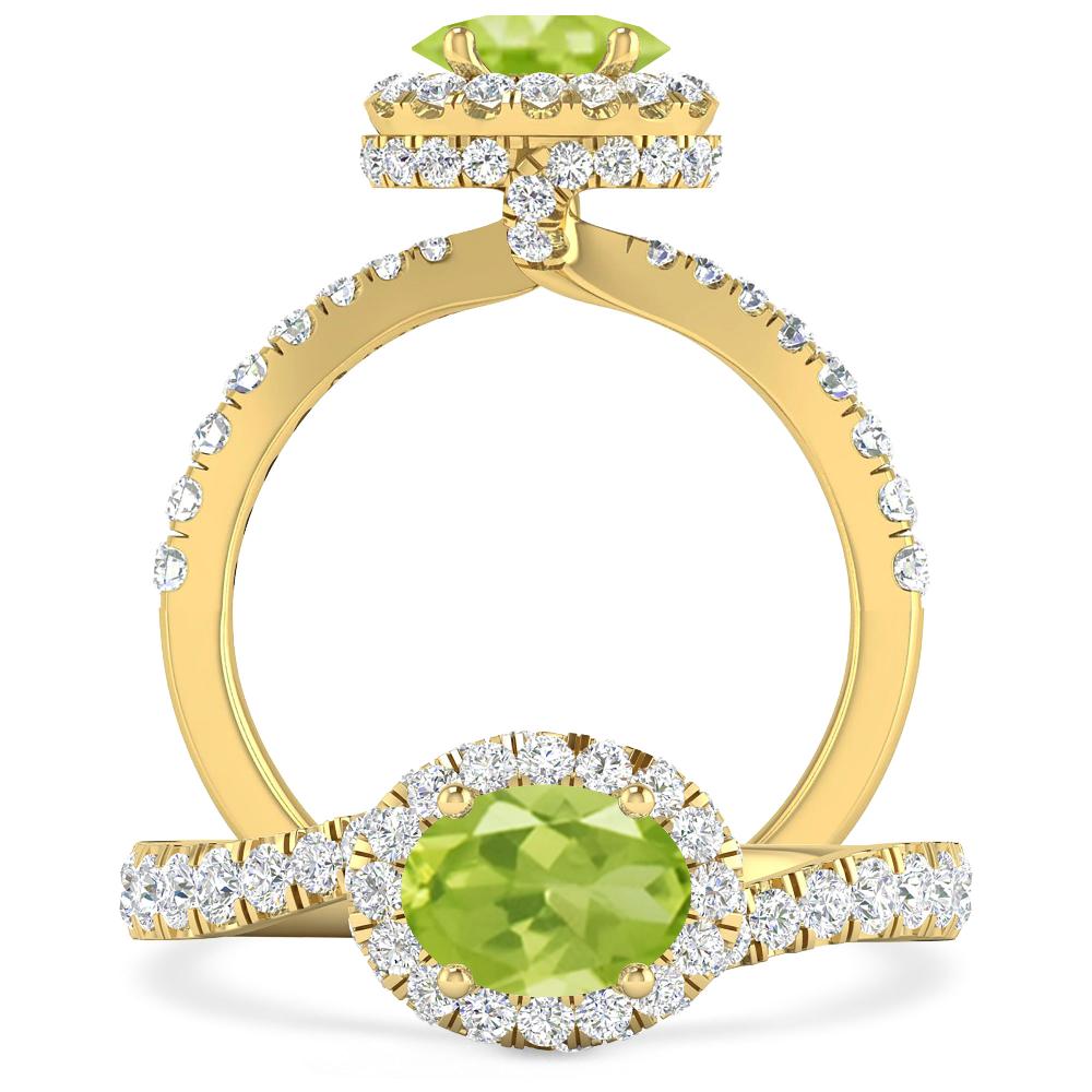 Yellow Gold - Peridot