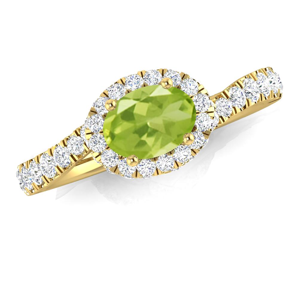 Yellow Gold - Peridot