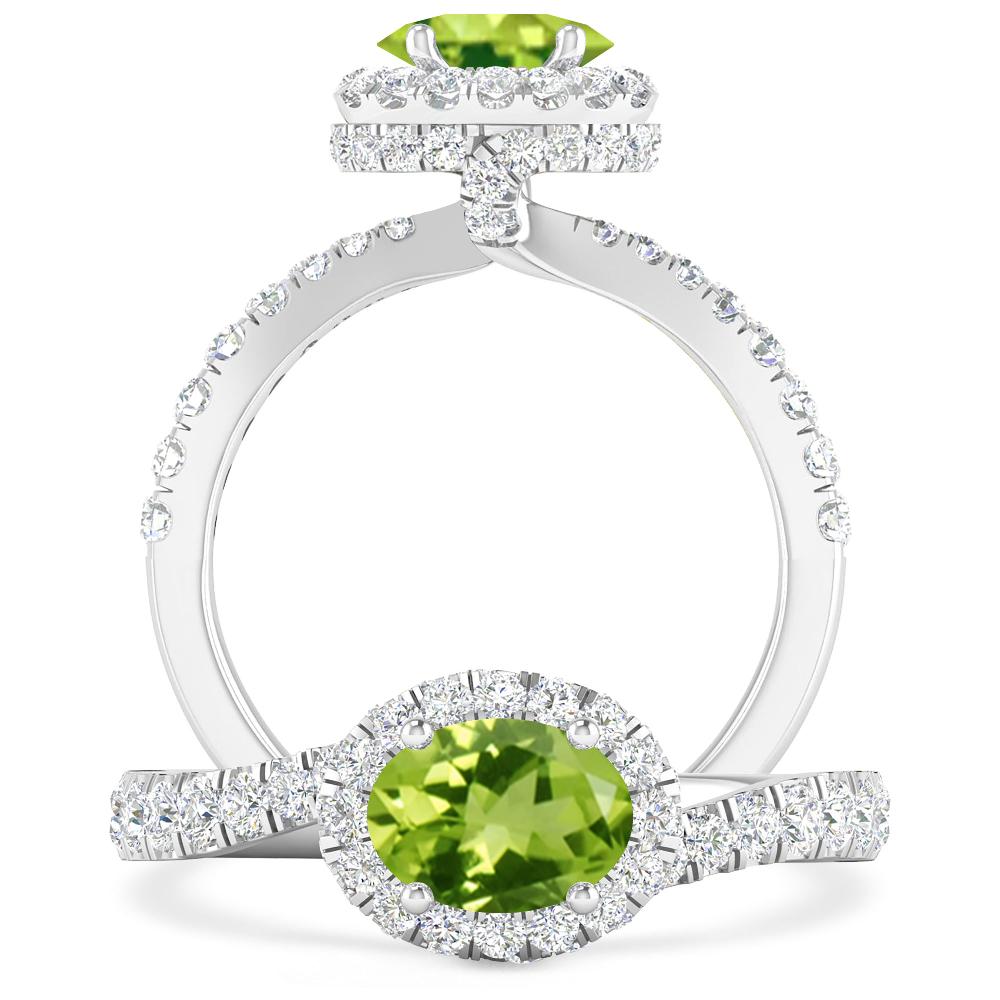 White Gold - Peridot