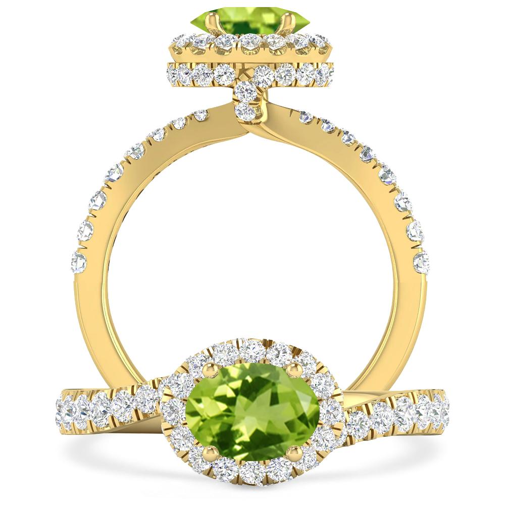 Yellow Gold - Peridot