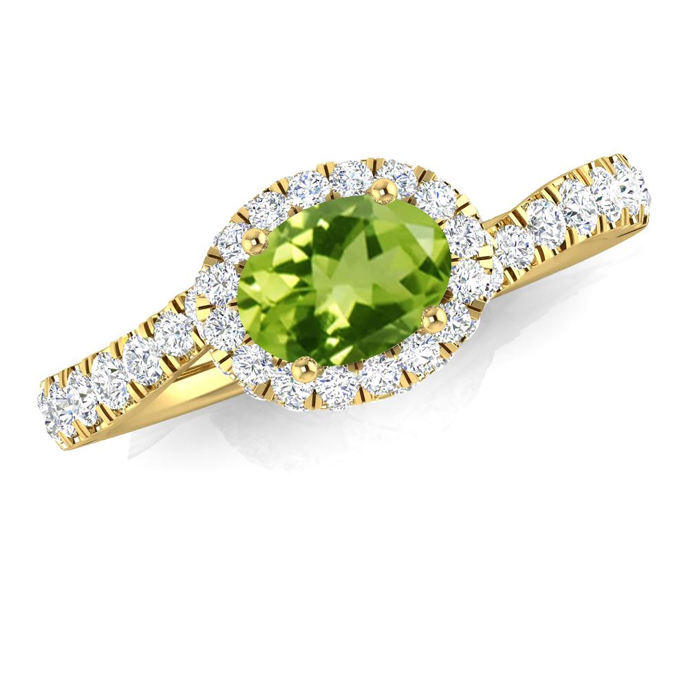 Yellow Gold - Peridot