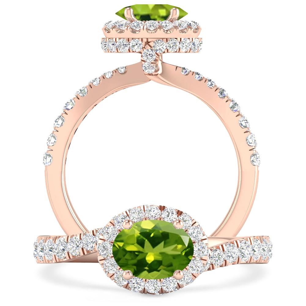 Rose Gold - Peridot