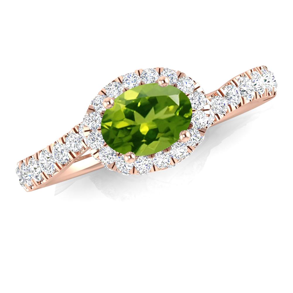 Rose Gold - Peridot