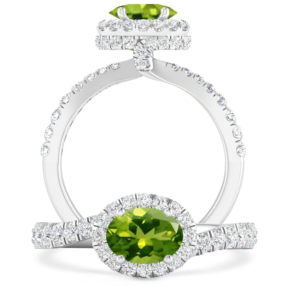 White Gold - Peridot