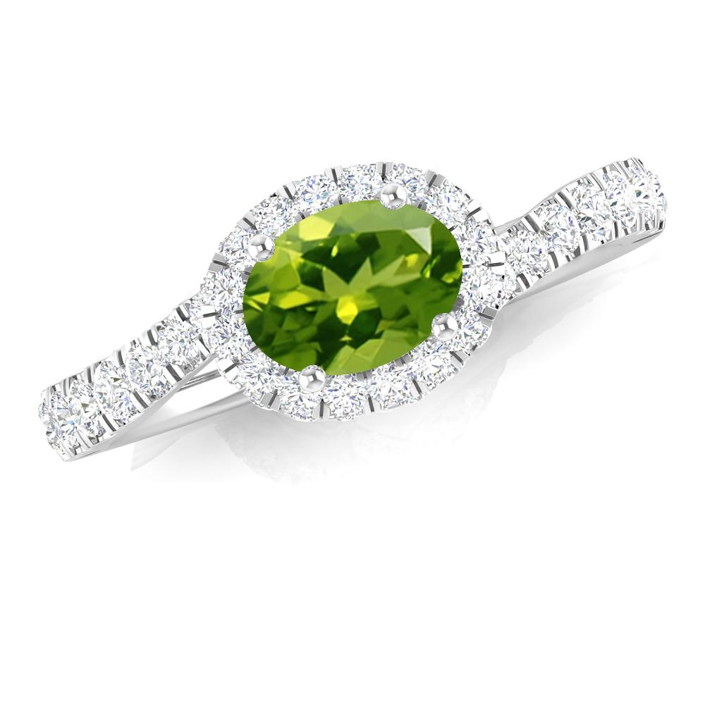 White Gold - Peridot