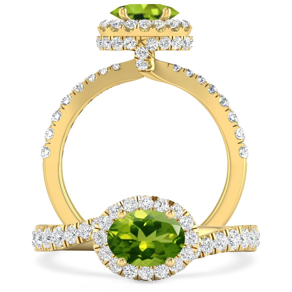 Yellow Gold - Peridot