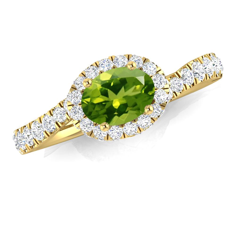 Yellow Gold - Peridot