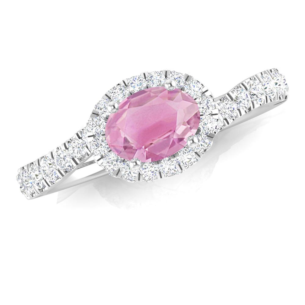 White Gold - Pink Tourmaline