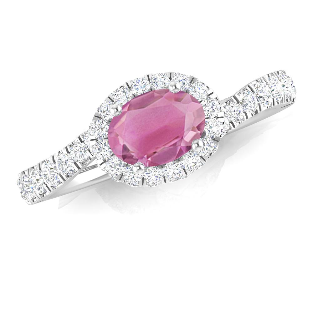 White Gold - Pink Tourmaline