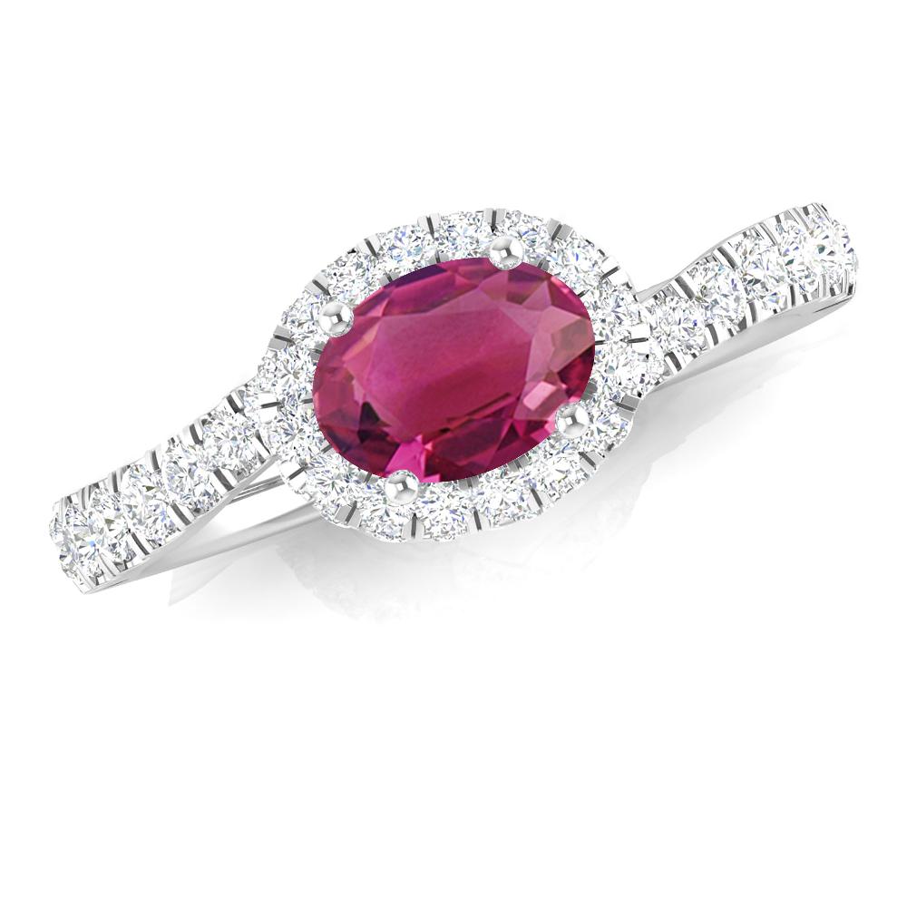 White Gold - Pink Tourmaline