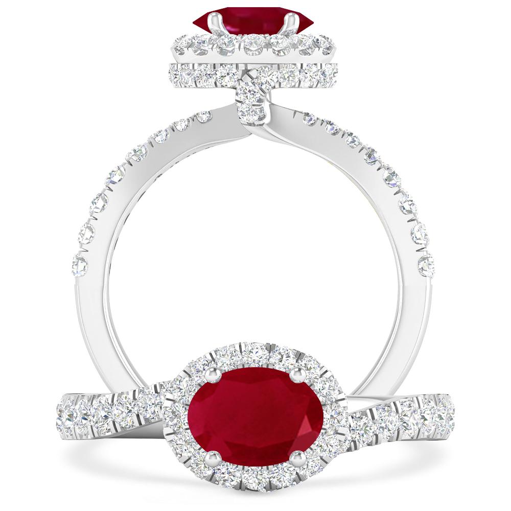 White Gold - Ruby