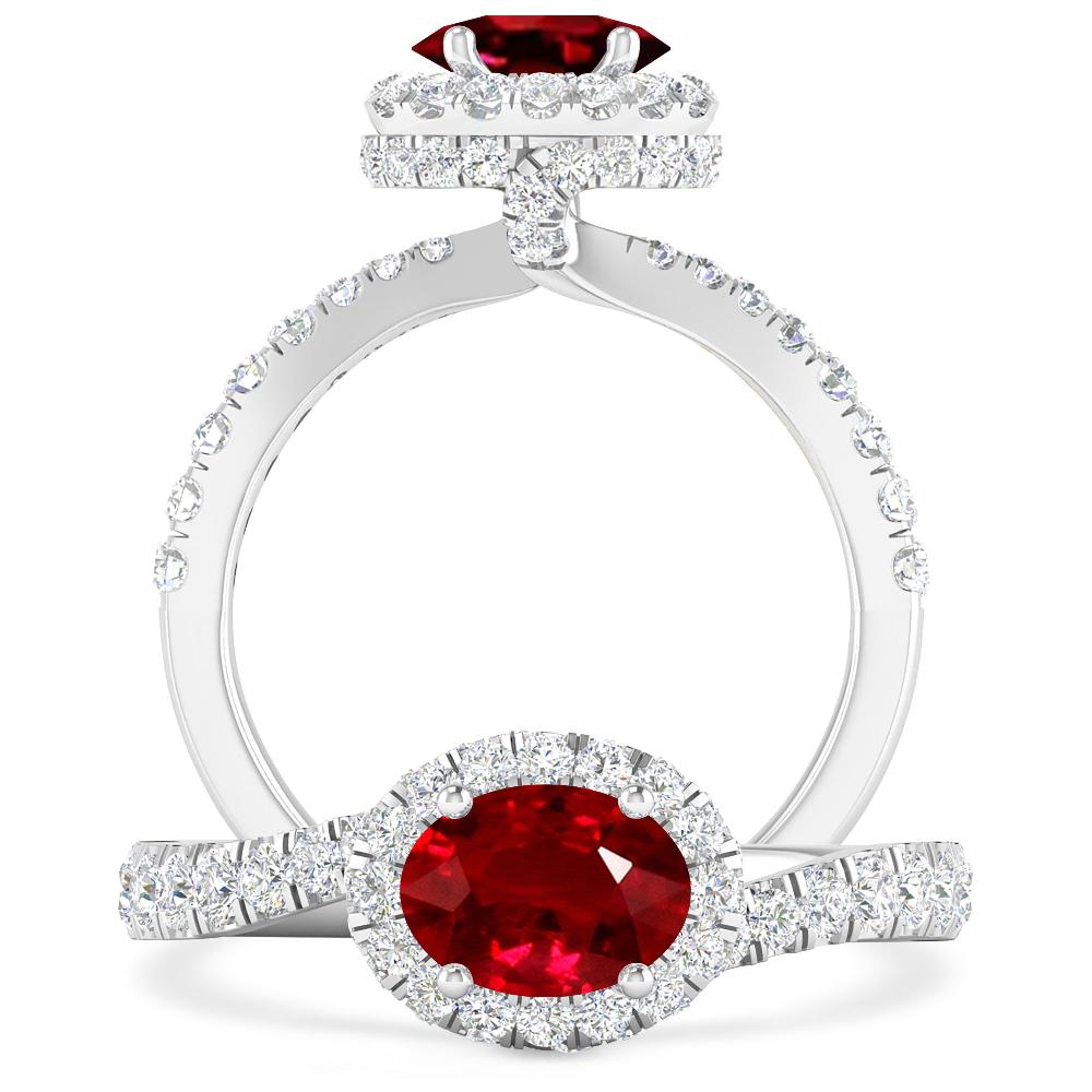 White Gold - Ruby